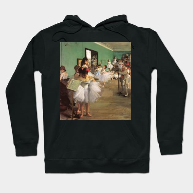 The Dance Class by Edgar Degas Hoodie by MasterpieceCafe